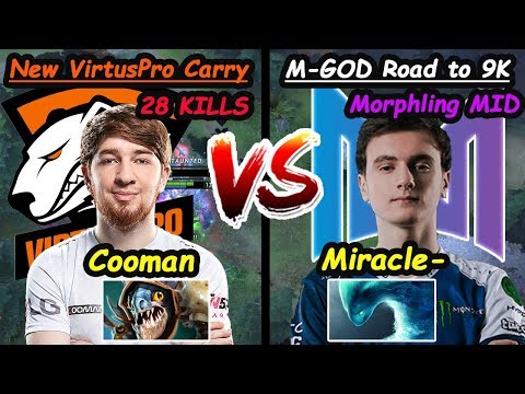 VP Cooman [Slark] New VirtusPro Carry AGI Burst  vs Nigma.Miracle [Morphling] Dota 2 7.24
