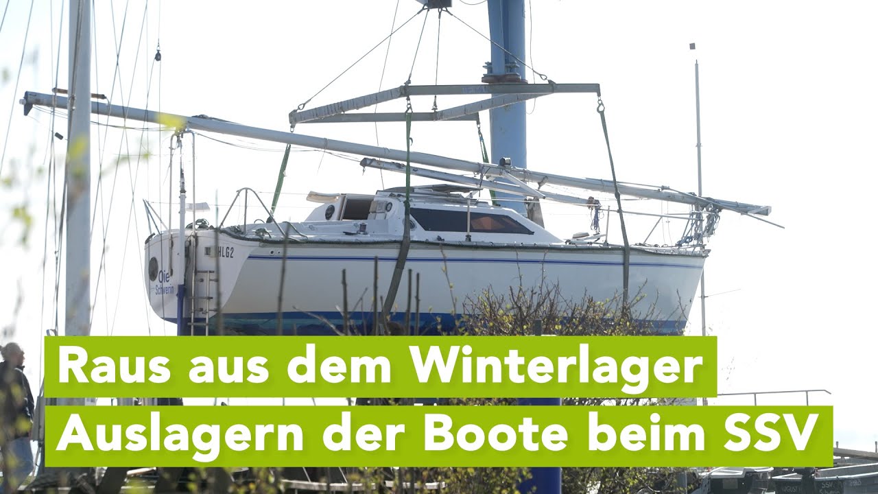 Auslagerung der Boote
