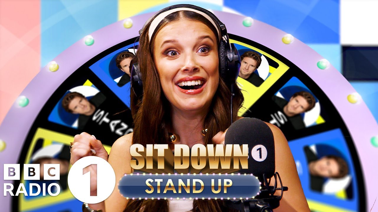 “I am obsessed with you!” Millie Bobby Brown and Greg James call famous friends on Sit Down Stand Up
