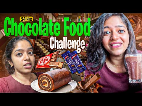 24hrs chocolate food challenge🍫🍩 | Which is your favourite choki??😍