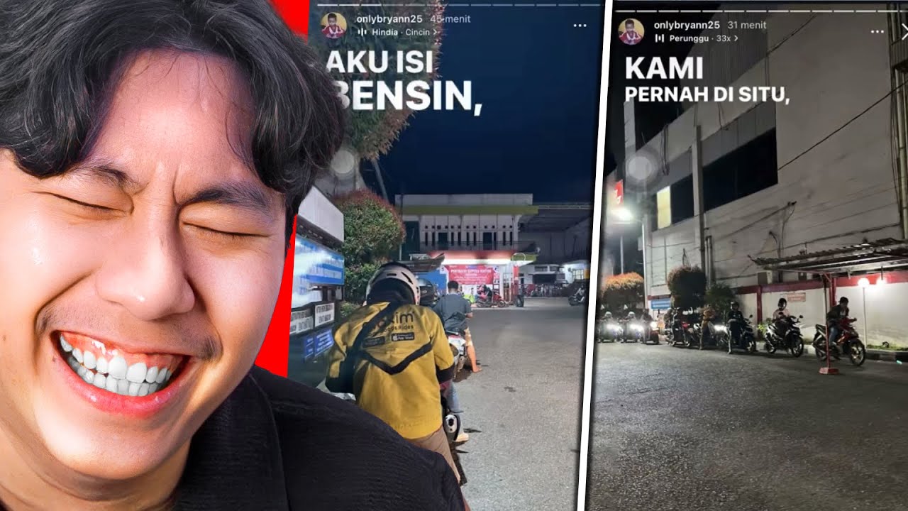 ngisi bensin tidak se dramatis itu dawg.. 🥀 - REACT MEME KOCAK