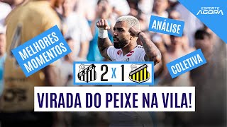 "GABIGOL MOTIVADO É DIFERENTE": SANTOS VENCE DE VIRADA NOVORIZONTINO NA ESTREIA DO PAULISTÃO