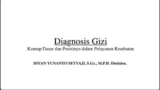 Download lagu Basic Concepts of Nutrition Diagnosis (2023 ENCPT Update) mp3