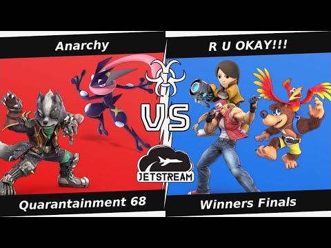 Quarantainment 68 Winners Finals - Anarchy (Greninja, Wolf) Vs R U OKAY!!! (Terry, Banjo, Gunner) -