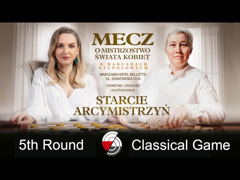 5 Runda || Gra klasyczna || Mecz o Mistrzostwo Świata Kobiet w Warcabach || SADOWSKA - TANSYKKUZHINA
