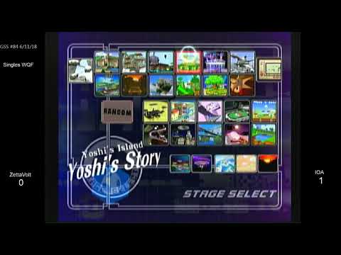 GSS 84 SSBM - ZettaVolt (Falco) vs. IOA (Fox) - Melee WQF