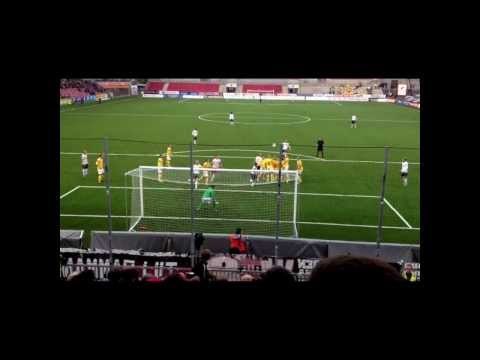Nordin Gerzics drömmål! ÖSK-Falkenberg Superettan 2013