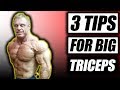 Top 3 Tips For Bigger Triceps & Healthy Elbows