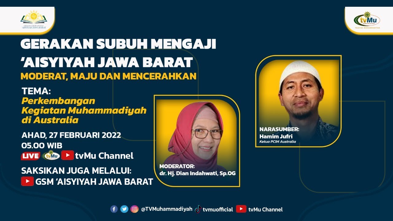 Perkembangan Kegiatan Muhammadiyah di Australia (Gerakan Subuh Mengaji #59)