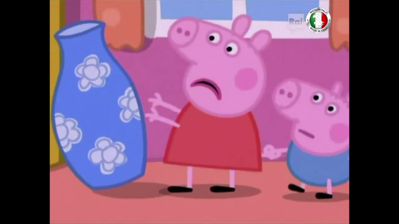 Peppa Pig S01 E09 : Pappa tappar sina glasögon (italienska)