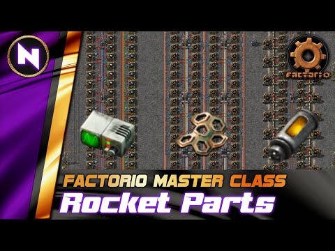 Essential ROCKET PARTS to Launch Your First Rocket | Factorio Tutorial/Guide/How-to