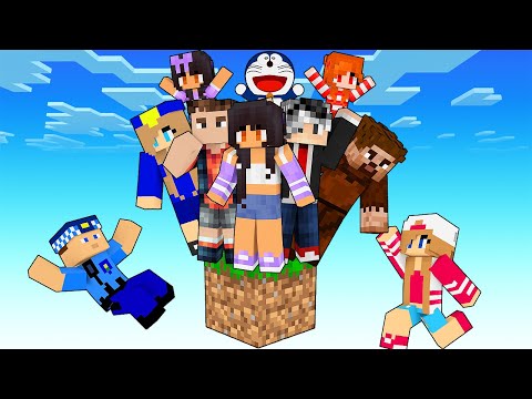 HERKES TEK BLOKTA 😱 - Minecraft