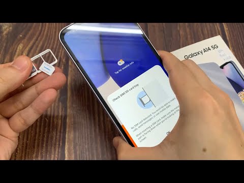 SAMSUNG GALAXY A14: HOW TO REMOVE SIM CARD