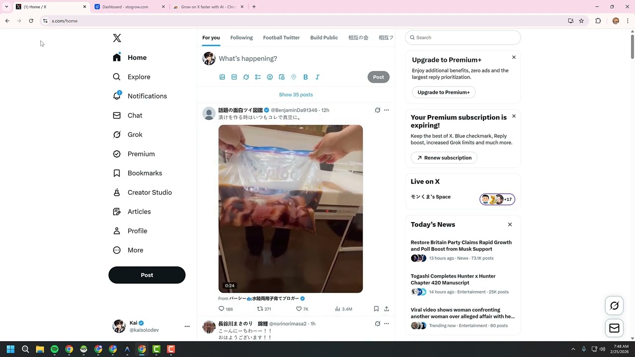 How to Install XtoGrow & Connect Your X Account in 1 Minute