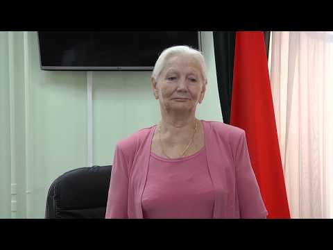 Заслужанаму трэнеру Беларусі па плаванні Ганне Букрэевай - 75 гадоў видео