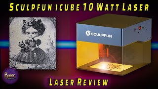 Sculpfun icube 10 Watt Portable Laser Review. Laser engraver cutter