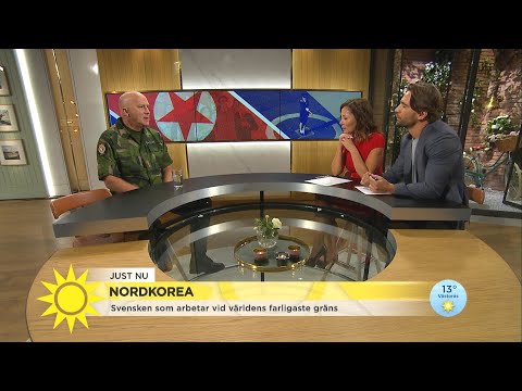 Jonny Börjesson berättar om jobbet vid världens farligaste gräns - Nyhetsmorgon (TV4)