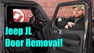 How to Remove 2018 Jeep Wrangler JL Doors!