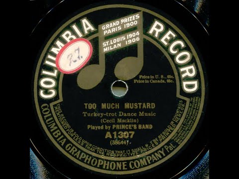 Too Much Mustard--Turkey Trot--Prince's Band, 1913