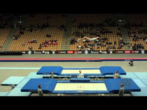 KASPARYAN Anna (UZB) - 2015 Trampoline Worlds - Qualification TR Routine 2