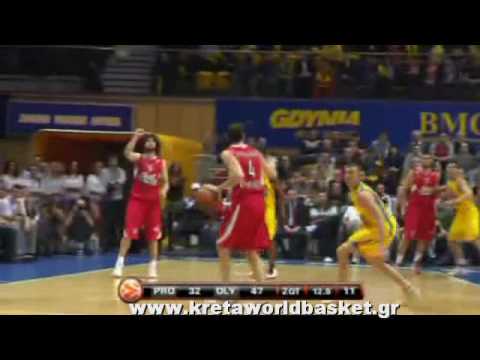 Euroleague 2010 Playoffs Game 4 Asseco Prokom - Olympiacos Piraeus  70-86 (1-4-10) Highlights
