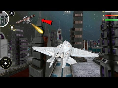 Robot City Battle (Plane Robot) - Plane Robot vs Robot Police Helicopter [Fight in the Sky] - HD