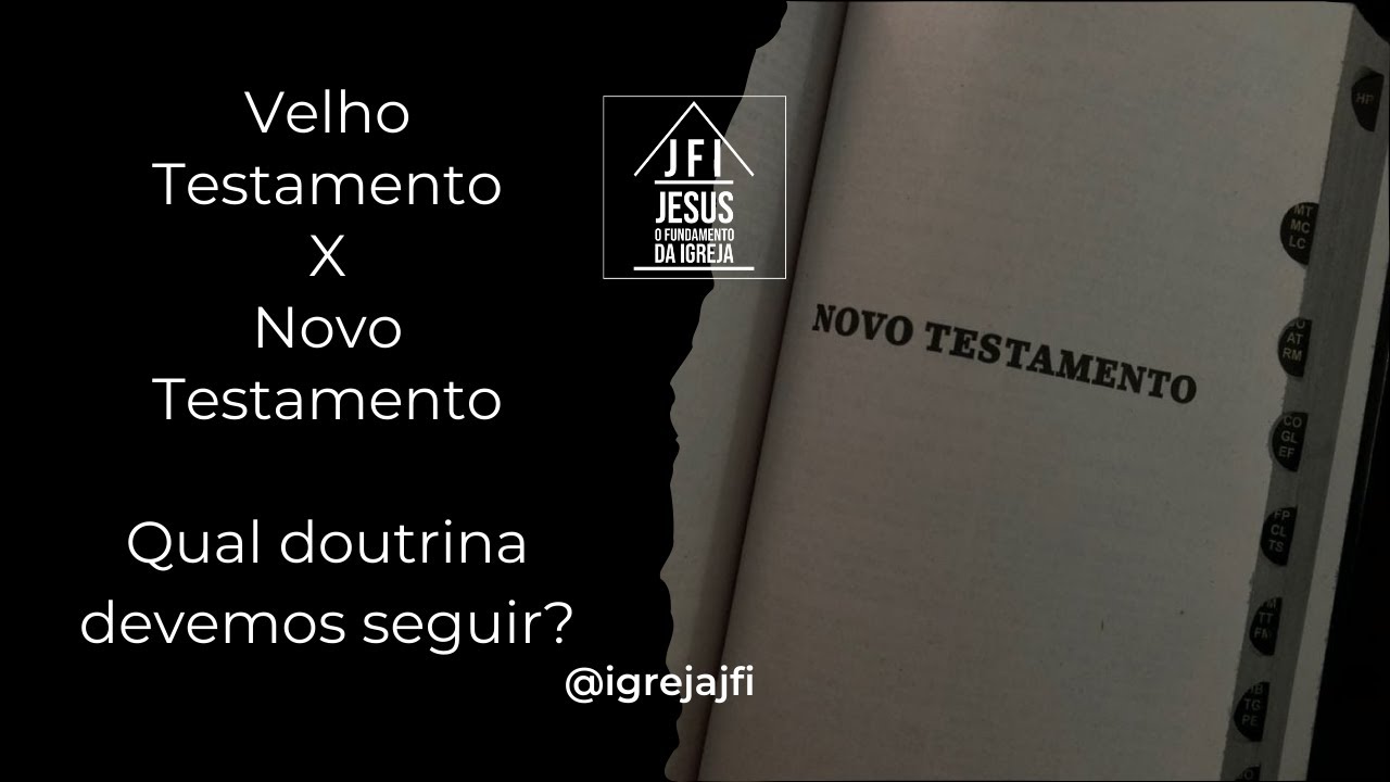Velho Testamento X Novo Testamento: Qual doutrina devemos seguir? VIDEO COMPLETO #jesus #ensino
