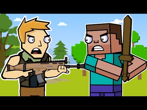 THE SQUAD VS BLOCK SQUAD | Fortnite & Minecraft Animation