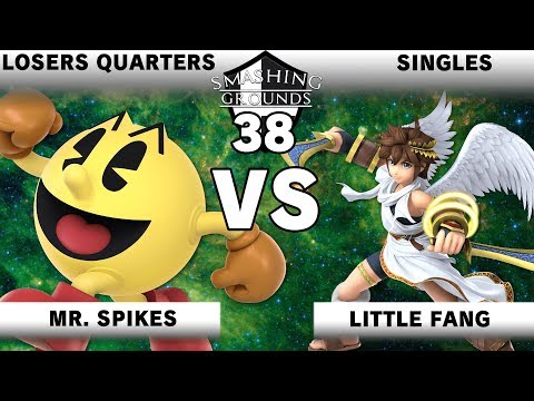 Smashing Grounds 38 Loser Quaters - Mr  Spikes (Pac Man) v Little Fang (Pit)