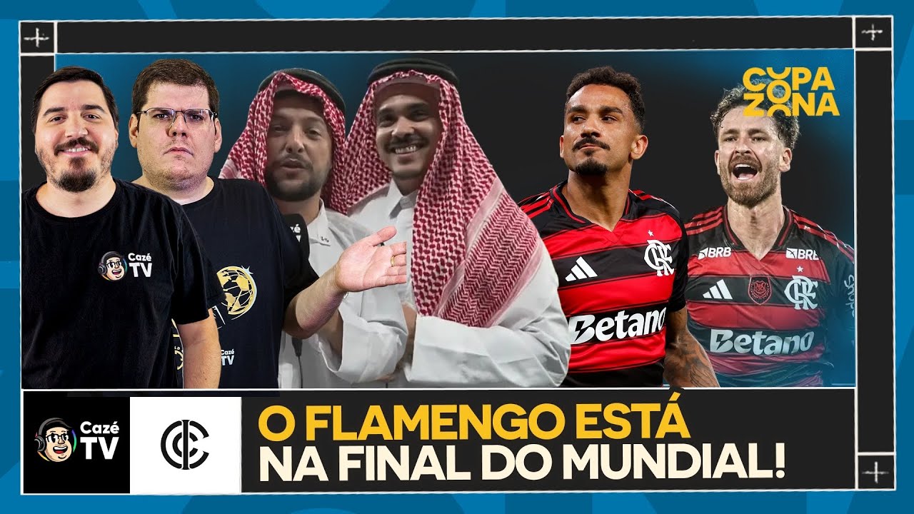 FLAMENGO VENCE O PYRAMIDS E AGORA PEGA O PSG NA FINAL DO MUNDIAL! | COPAZONA