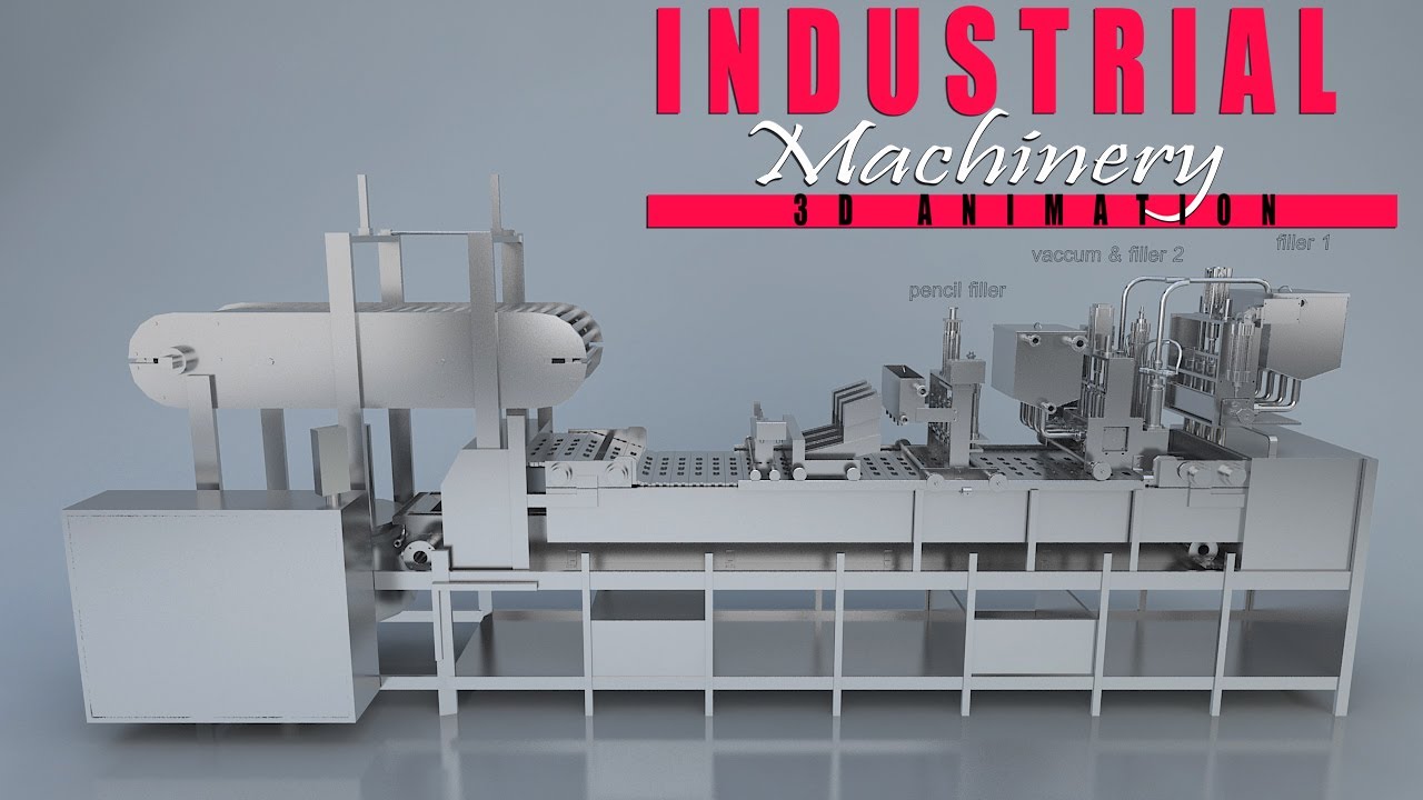 3D product animation and mass production process video