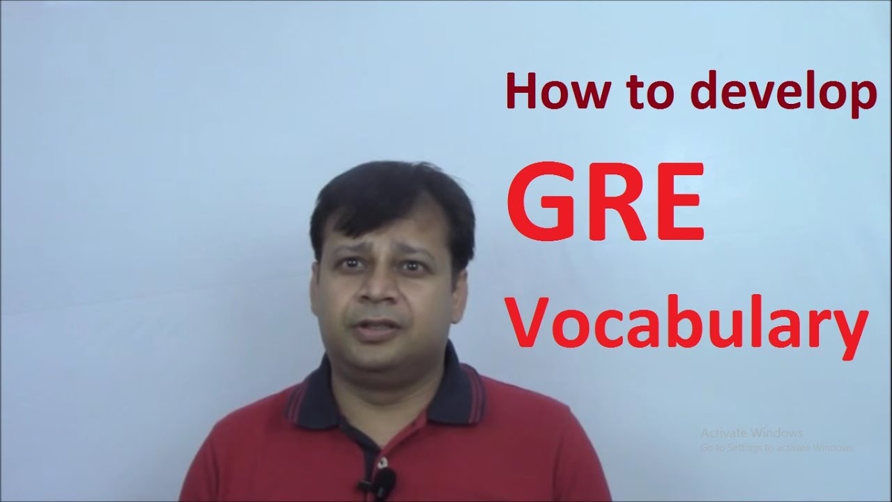 Watch video How to Develop GRE Vocabulary | Strategy| Reading Practice Now How to Develop GRE Vocabulary | Strategy| Reading Practice