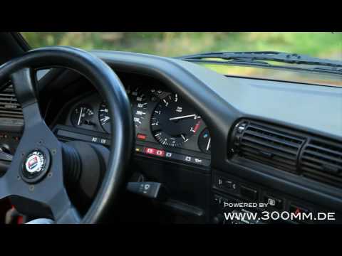 BMW E30 V8 Cabrio  - Sound im Stand