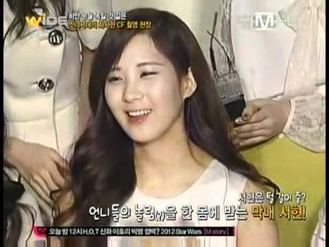 소녀시대  Mnet WIDE 소녀시대 제이에스티나 지면광고 촬영현장.avi