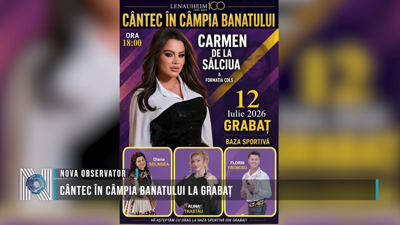 Cântec în Câmpia Banatului la Grabaț