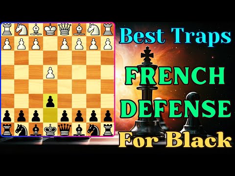 Chess Opening Traps for Black | Master French Defense Like a Pro ♟️🔥
