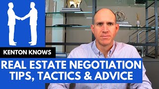 Real Estate Negotiation Tips, Tactics and Advice #negotiation #realestatecontract #realestate