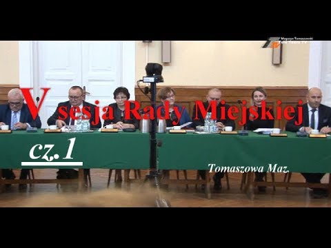 V sesja Rady Miejskiej Tomaszowa Maz. - relacja część 1 /14. 02. 2019/