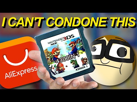 This Bootleg DS Cart Has 4300 Games... But I Can't Condone It