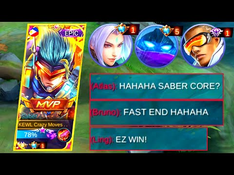 ENEMY LAUGHING AT MY SABER!! NOT UNTIL I 😡😡😡