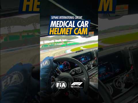 Sepang International Circuit - Helmet Cam Track Test  #fia #f1
