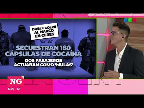 Doble golpe al narco en Ceres