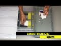 QUADRO DISTRIBUICAO EMBUTIR PVC 36 DISJUNTORES BRUM