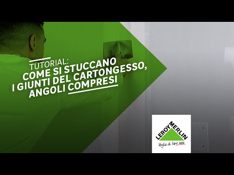 Stuccare il cartongesso: realizzare angoli e giunzioni perfetti | Leroy Merlin
