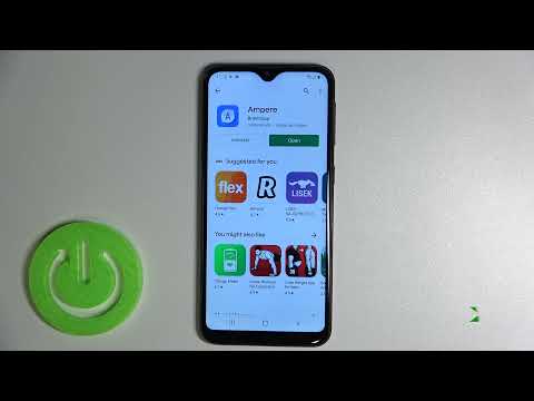SAMSUNG Galaxy A20e and Downloaded Ampere App - Check Battery Temperature