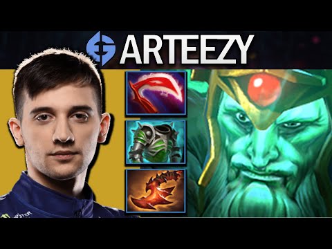 Wraith King Dota 2 Gameplay EG.Arteezy with Desolator - Cuirass - Rank 1 - Road to TI11