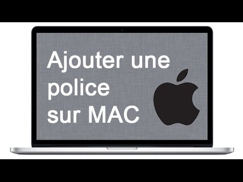 comment installer police word