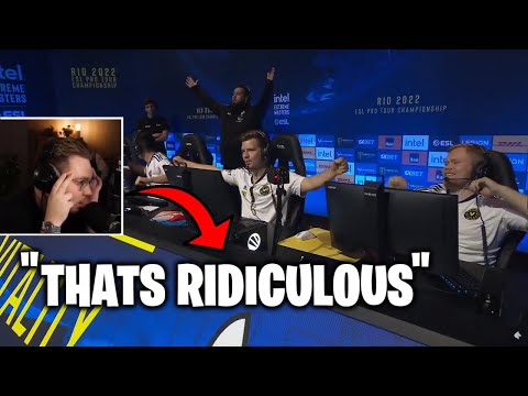 ohnePixel reacts to insane ZywOo clutch (4k with deagle)
