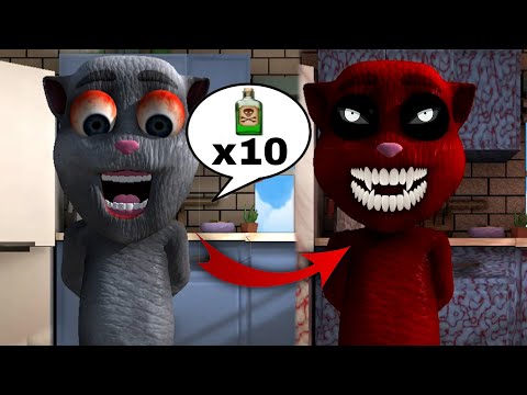 What If Juan Take 10 Time a Posion - Juan Became a Demon - Talking Juan