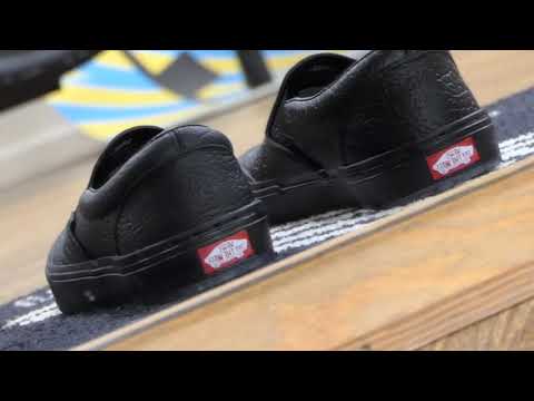 Alans BMX: Vans BMX Slip-On Shoes Courage Adams Black Elephant